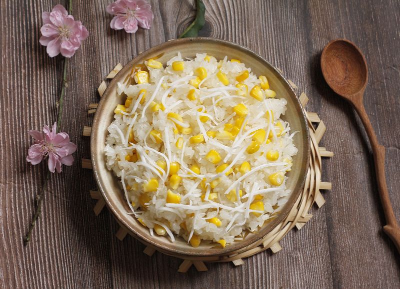 1: Món xôi bắp nước cốt dừa rất phổ biến ở các tỉnh miền Nam