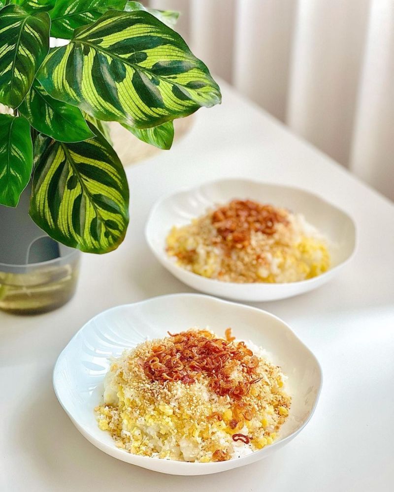 8: Món xôi ngô thơm ngon rất nổi tiếng ở miền Bắc