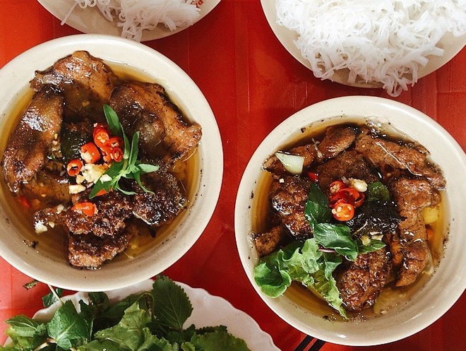 Bún chả - món ăn nổi tiếng của người Hà Nội