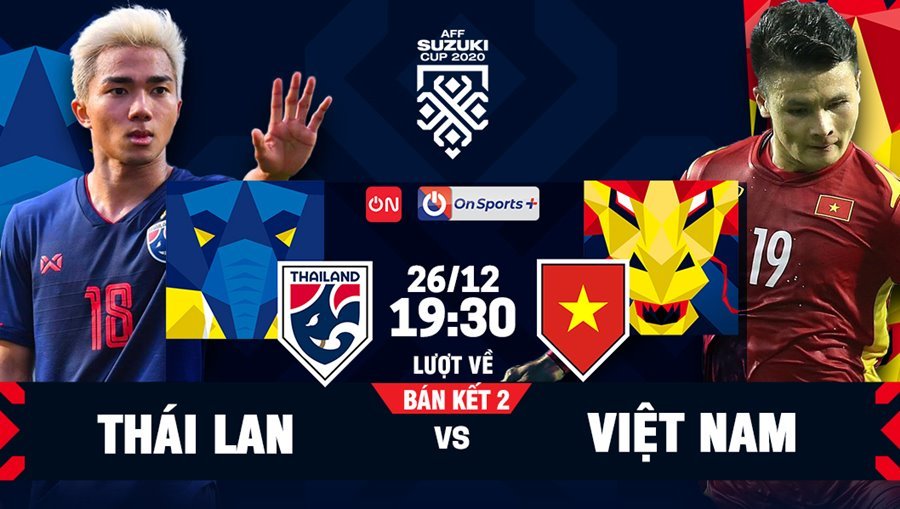 Link xem trực tiếp Việt Nam vs Thái Lan (lượt về) lúc 19h30 ngày 26/12