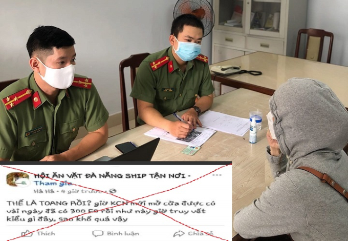Xử phạt admin facebook Hội ăn vặt Đà Nẵng đăng tin ‘có 300 ca F0’ sai sự thật