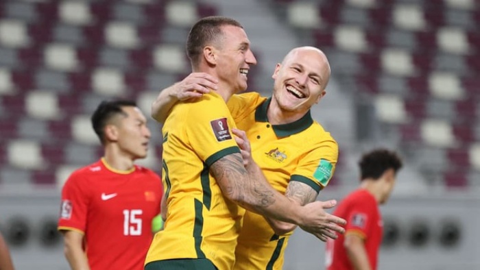 Các cầu thủ Australia cao gấp đôi tuyển Việt Nam - Ảnh: Internet 