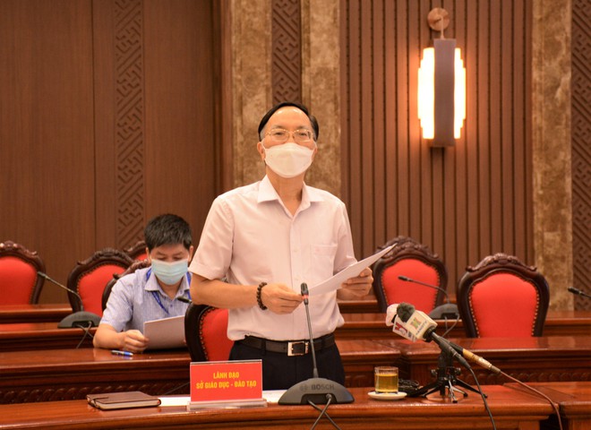 Phó Giám đốc Sở GD-ĐT Hà Nội Phạm Văn Đại cho biết sẽ tổ chức khai giảng trực tuyến vào ngày 5/9