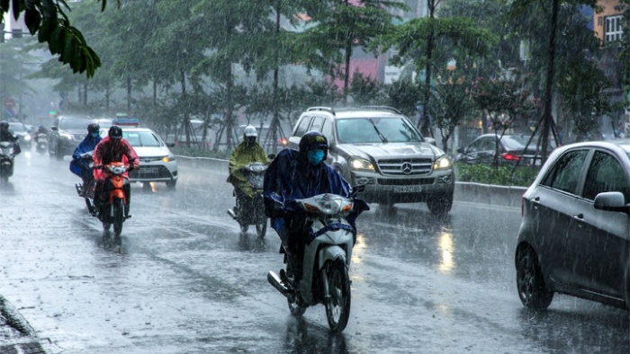 Hà Nội vẫn còn mưa giông - Ảnh: Internet 