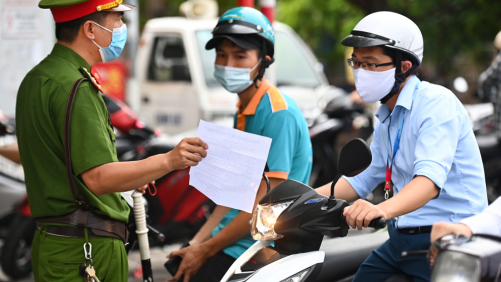 Quy trình cấp giấy đi đường tại Hà Nội.