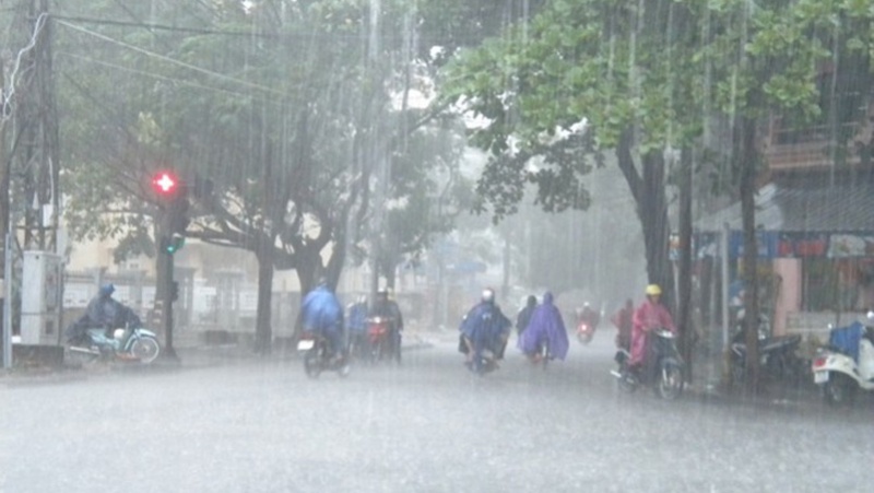 Dự báo thời tiết cả nước hôm nay mưa - Ảnh: Internet 